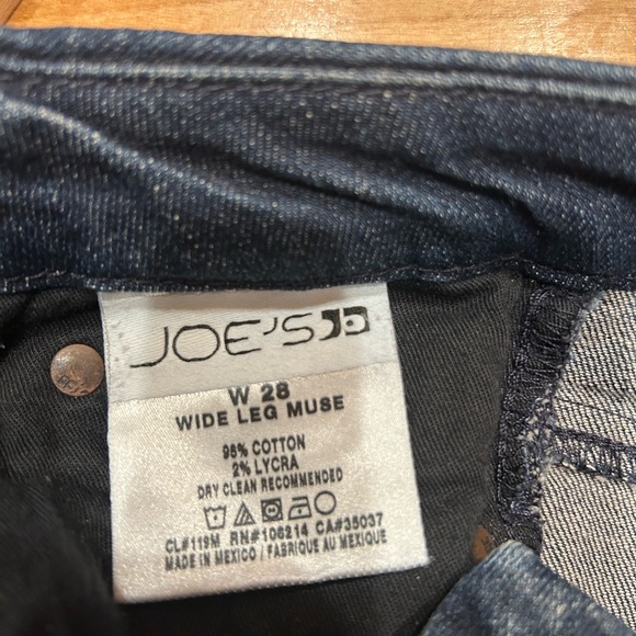 JOE denim jeans size 28 mid rise wide leg Muse - Picture 5 of 8